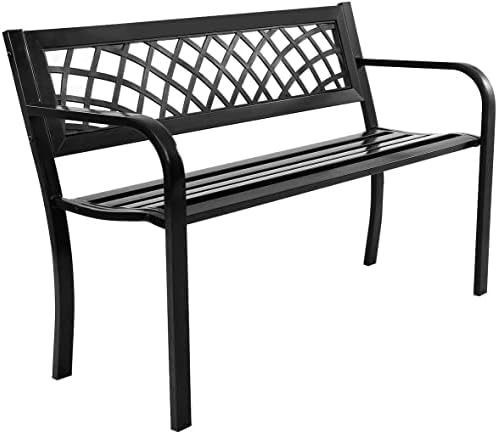 Tangkula Outdoor Garden Bench Park Bench - Image 7