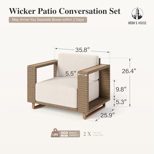 2-Piece Patio Furniture, Outdoor Chair - Image 6