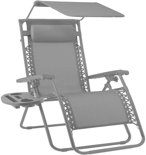Best Choice Products Zero Gravity Chair Recliner w/ Canopy Shade - Image 3
