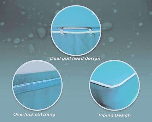 Outdoor Twin Size Swing Cushion & Pillows Cover - Image 7