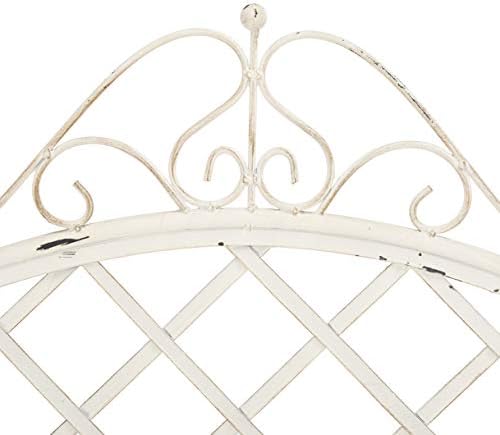 SAFAVIEH Outdoor Abner Metal Bench - Image 4