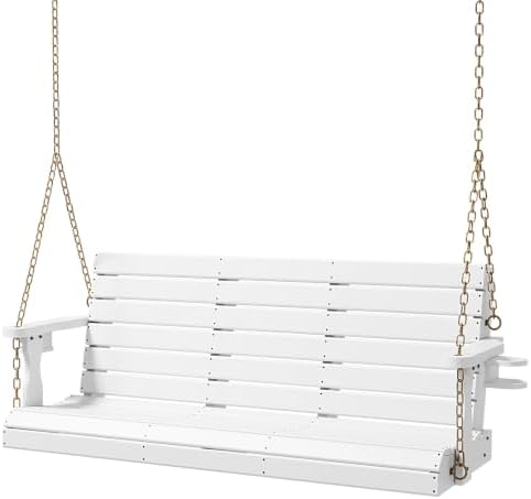 VINGLI 5 FT HDPE Porch Swing Outdoor by VINGLI