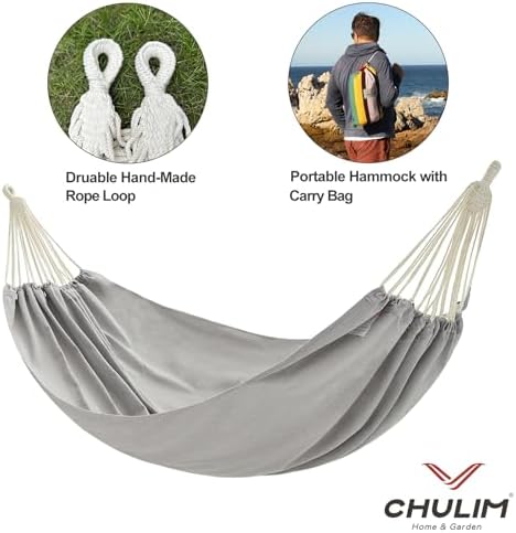 Brazilian Double Hammock with Tree Straps, Extra Large, 450 lbs Capacity - Image 6