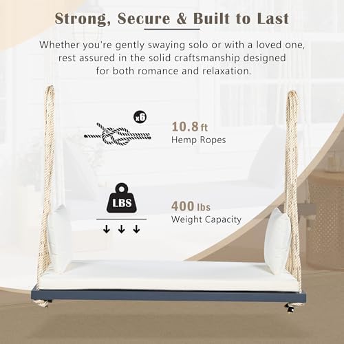 LUMISOL Outdoor Porch Swing - Image 6