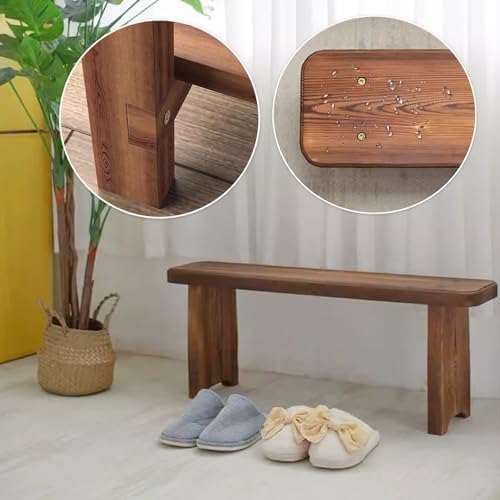 24-59inch Garden Benches for Outdoors, Wooden Bedroom Bed Bench, Indoor Flower - Image 4