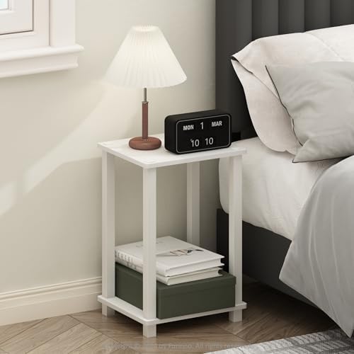 Furinno Simplistic Toolless 2-Tier Compact Night Stand by Furinno-FitsYourSpaceFitsYourBudget