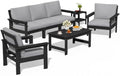 SERWALL HDPE Outdoor Patio Furniture Set Outdoor Couch by SERWALL