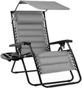 Best Choice Products Oversized Padded Zero Gravity Chair Recliner w/ Canopy by BestChoiceProducts