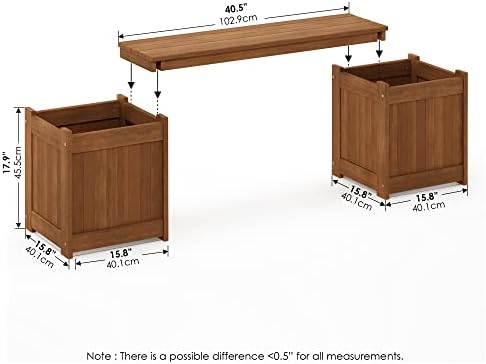 Furinno TIOMAN Outdoor Planter Box - Image 4