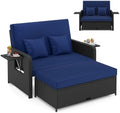 HAPPYGRILL Patio Rattan Wicker Daybed by HAPPYGRILL