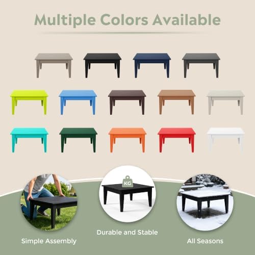 32 Inch Ashore Outdoor Coffee Table - Image 6