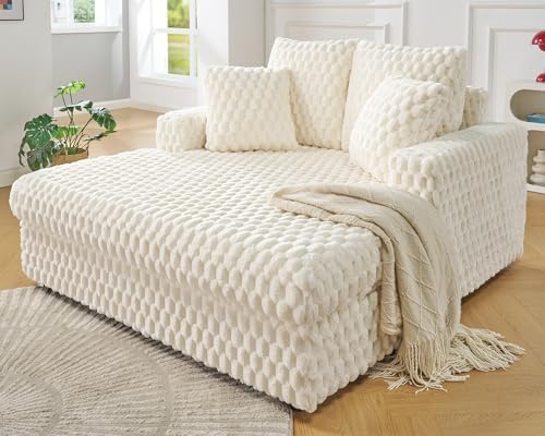 Jocisland 58 Inch Oversized Chaise Lounge, Plush Sofa Bed by Jocisland
