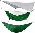 Camping Hammock with Mosquito Net, Underquilt & Rain Fly Tarp by CROSSHIP