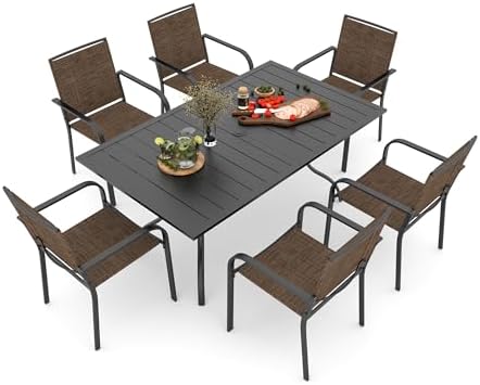 Outdoor Patio Dining Set 7 - Image 2