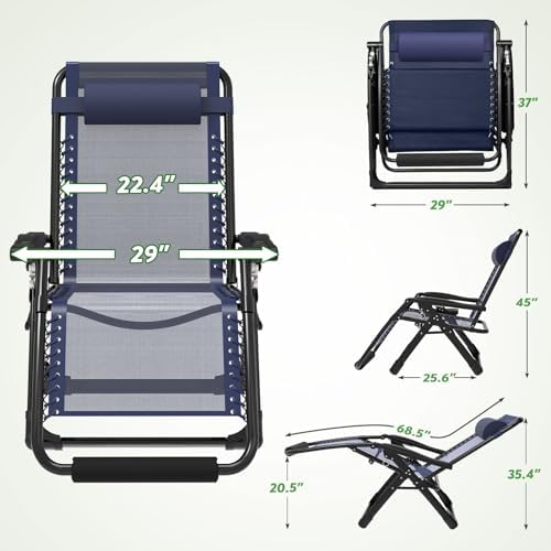 29In XL Zero Gravity Chair, 440LBS - Image 3