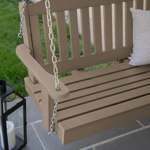 Highwood Lehigh Porch Swing, 4 Feet, Woodland Brown - Image 4