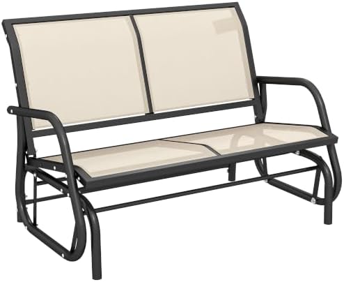 Outsunny 2-Person Outdoor Glider Bench by Outsunny