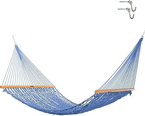 Original Pawleys Island Deluxe Coastal Blue DuraCord Rope Hammock – 13 ft. x 65 by OriginalPawleysIsland