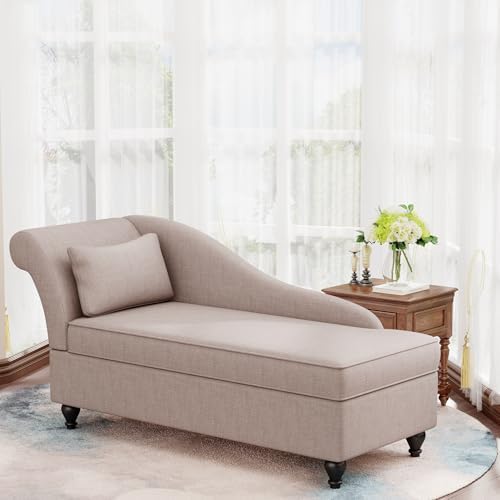 Storage Chaise Lounge Indoor Upholstered Sofa Recliner Lounge Chair - Image 6