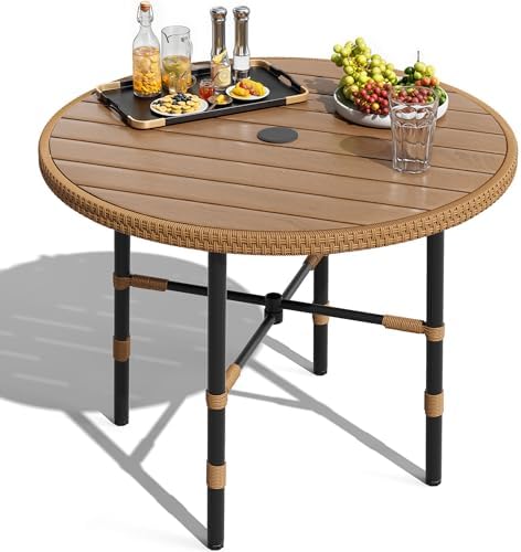 DWVO Outdoor Patio Dining Table Round by DWVO