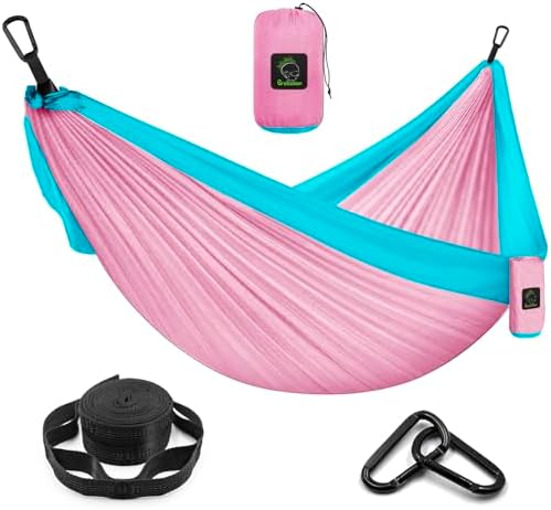 Grassman Camping Hammock Double & Single Portable Hammock by GRASSMAN