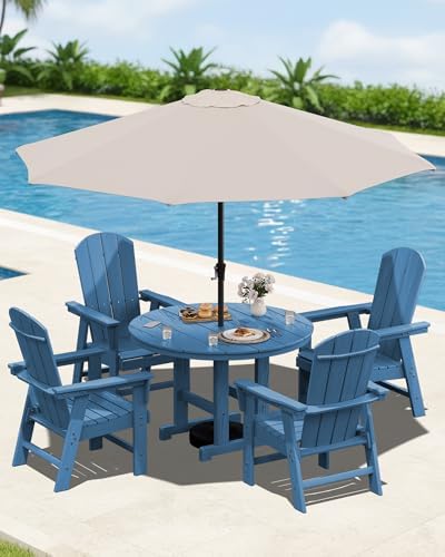 SERWALL 6-Pc Adirondack Patio Dining Sets by SERWALL