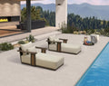 PURPLE LEAF Patio Chaise Lounge Chair Set of 2 by PURPLELEAF