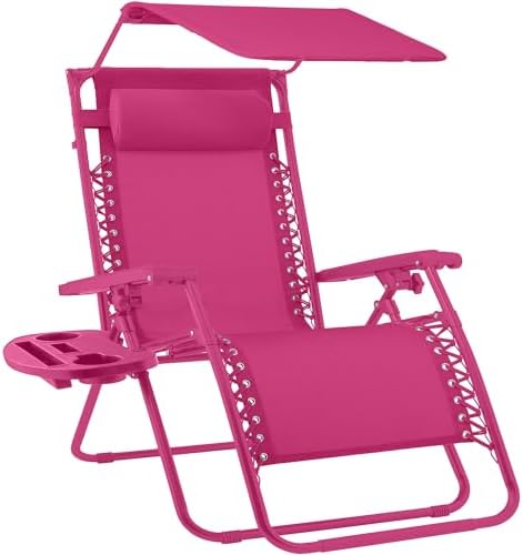 Best Choice Products Zero Gravity Chair Recliner w/ Canopy Shade - Image 3
