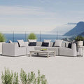 Modway EEI-4385-GRY Saybrook Patio Upholstered 6-Piece Sectional Sofa in Gray by Modway