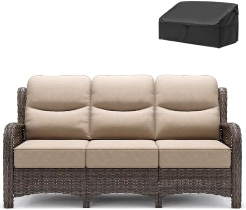 Oversized 3-Seater Outdoor Sofa by HILLGA