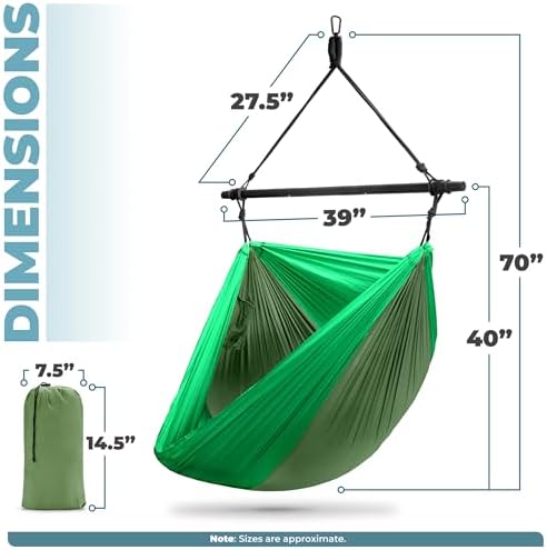 Sorbus Sensory Swing, Hammock Swing, Outdoor Hanging Pod Chair - Image 5