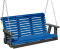 Poly Lumber Wood 5FT Porch Swing Amish Craftsmandship Made in USA HDPE by EcommersifyInc