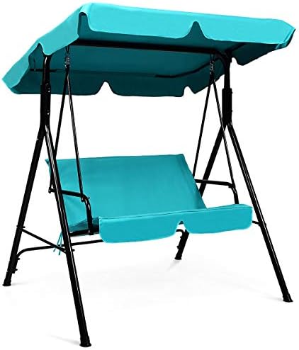 Tangkula 2 Person Porch Swing, Outdoor Swing by TANGKULA