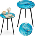 Outdoor Side Table Set of 2 Patio Side Tables by PartyZealot