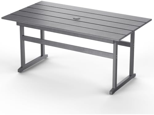 67" Rectangular Outdoor Dining Table by KULAMOONLIFEHOUSE