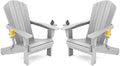 SERWALL Outdoor Adirondack Chairs Set of 2 by SERWALL