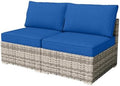 HOOOWOOO Patio Sectional Furniture Set, 2 Piece Couch Set by DesignforBetterLife