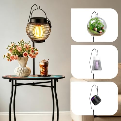 2-Tier Round Metal Side Table - Image 7