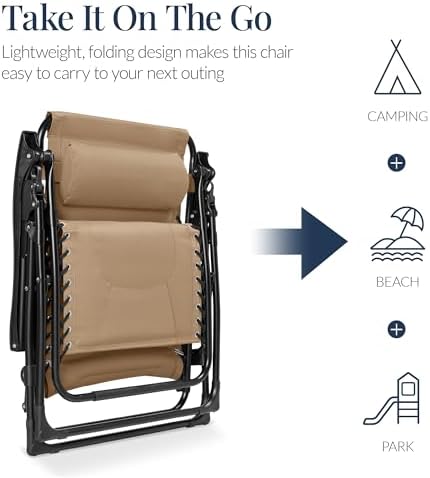 Best Choice Products Oversized Padded Zero Gravity Chair Recliner - Image 5
