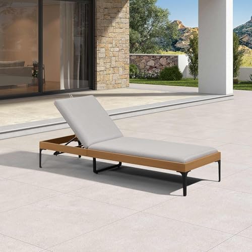 PURPLE LEAF Outdoor Chaise Lounge Chair 1 Piece - Image 3