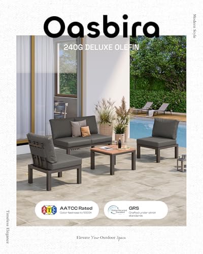 Aluminum Modular Outdoor Patio Furniture Set, Daybed Sectional - Image 7