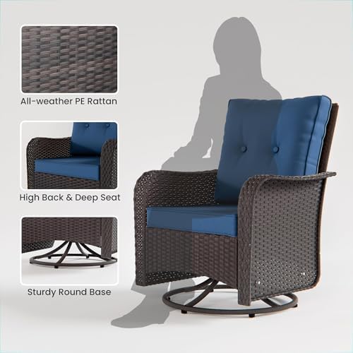 13 Pieces Outdoor Patio Furniture Set, Outdoor Sectional Furniture - Image 7