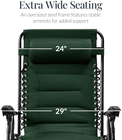 Best Choice Products Oversized Padded Zero Gravity Chair Recliner - Image 3