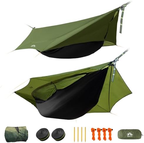 Night Cat Camping Hammock Tent: Lightweight Portable 4 in 1 Hammock by NightCat