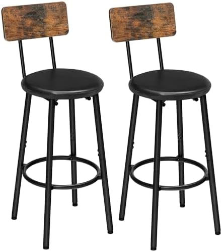 HOOBRO Bar Stools, Bar Stools Set of 2 by HOOBRO