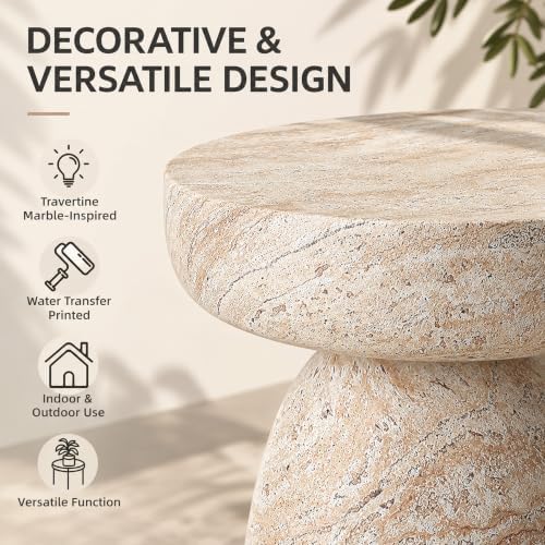 Outdoor Side Table Pedestal - Image 4