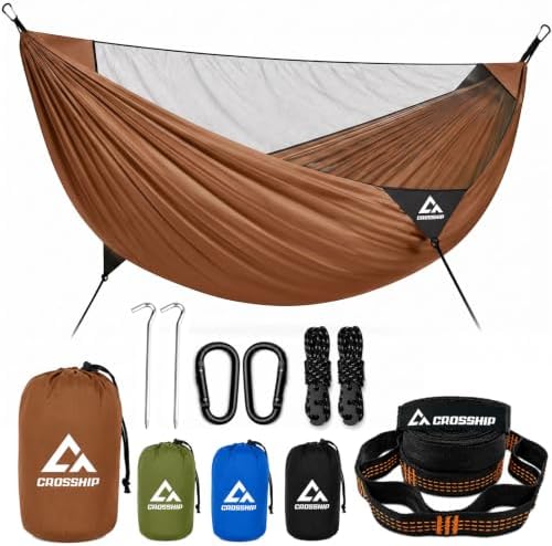 Camping Hammock with Mosquito Net by CROSSHIP