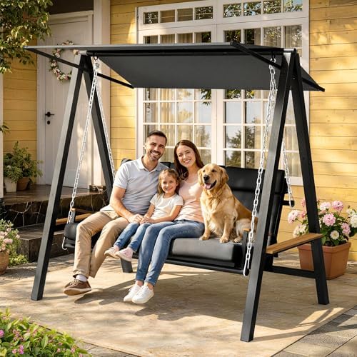 Pamapic 3-4 Seat Porch Swing - Image 5