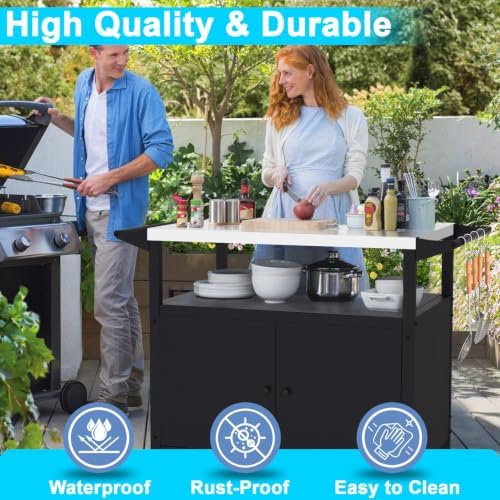 COZEER Outdoor Grill Table - Image 2