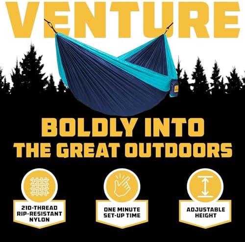 Wise Owl Outfitters Hammock for Camping Double Hammocks Gear for The Outdoors - Image 3